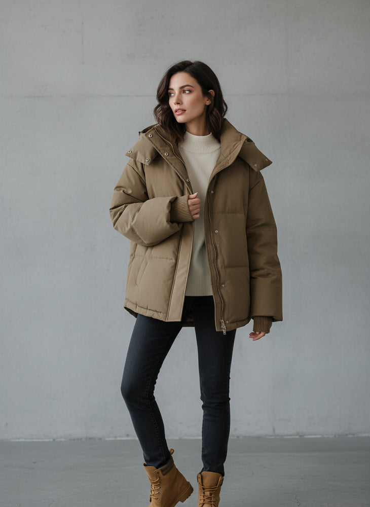 Warme Damen Steppjacke | Locker | Winter