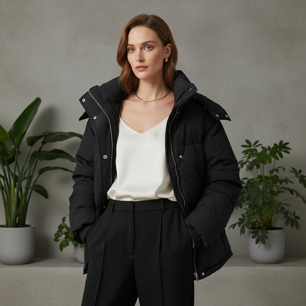 Warme Damen Steppjacke | Locker | Winter