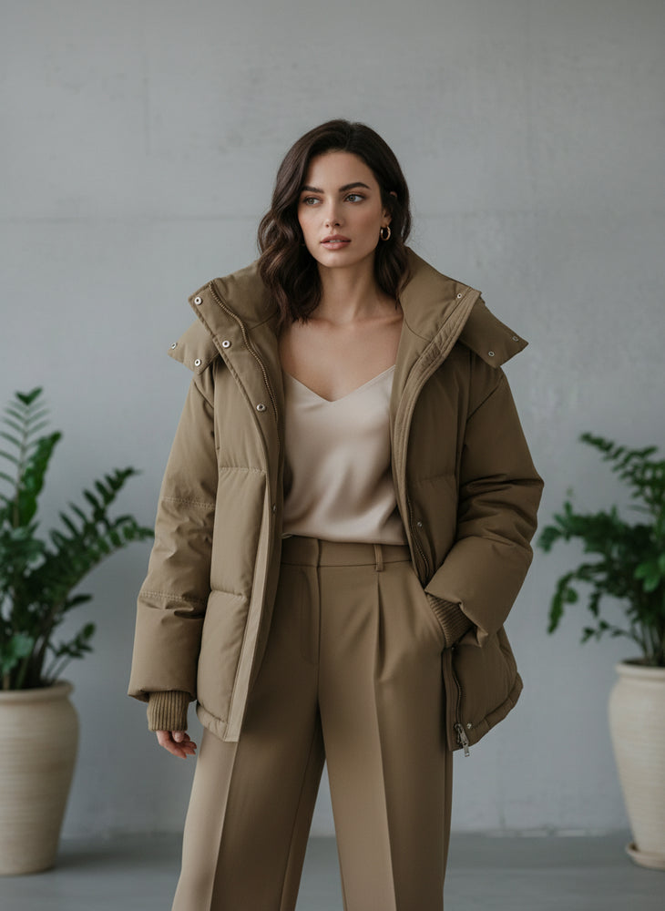 Warme Damen Steppjacke | Locker | Winter