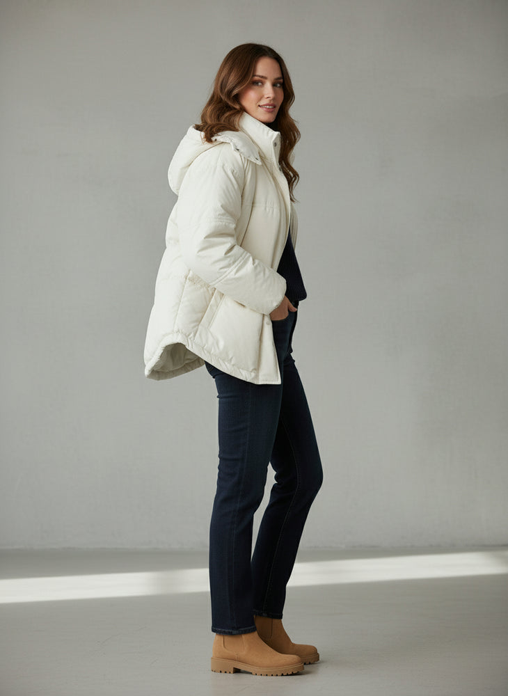 Warme Damen Steppjacke | Locker | Winter