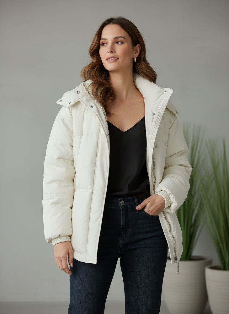 Warme Damen Steppjacke | Locker | Winter