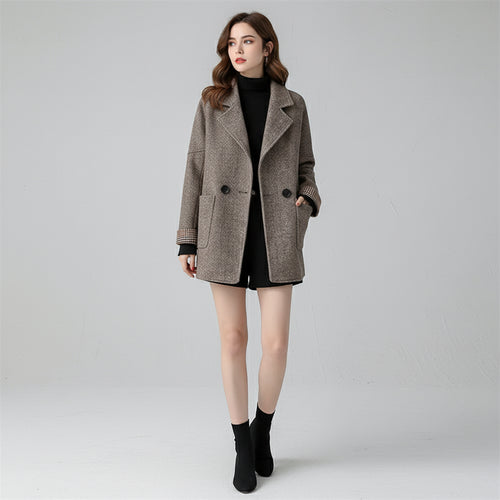 Lässiger Damen Wollmantel | Winter