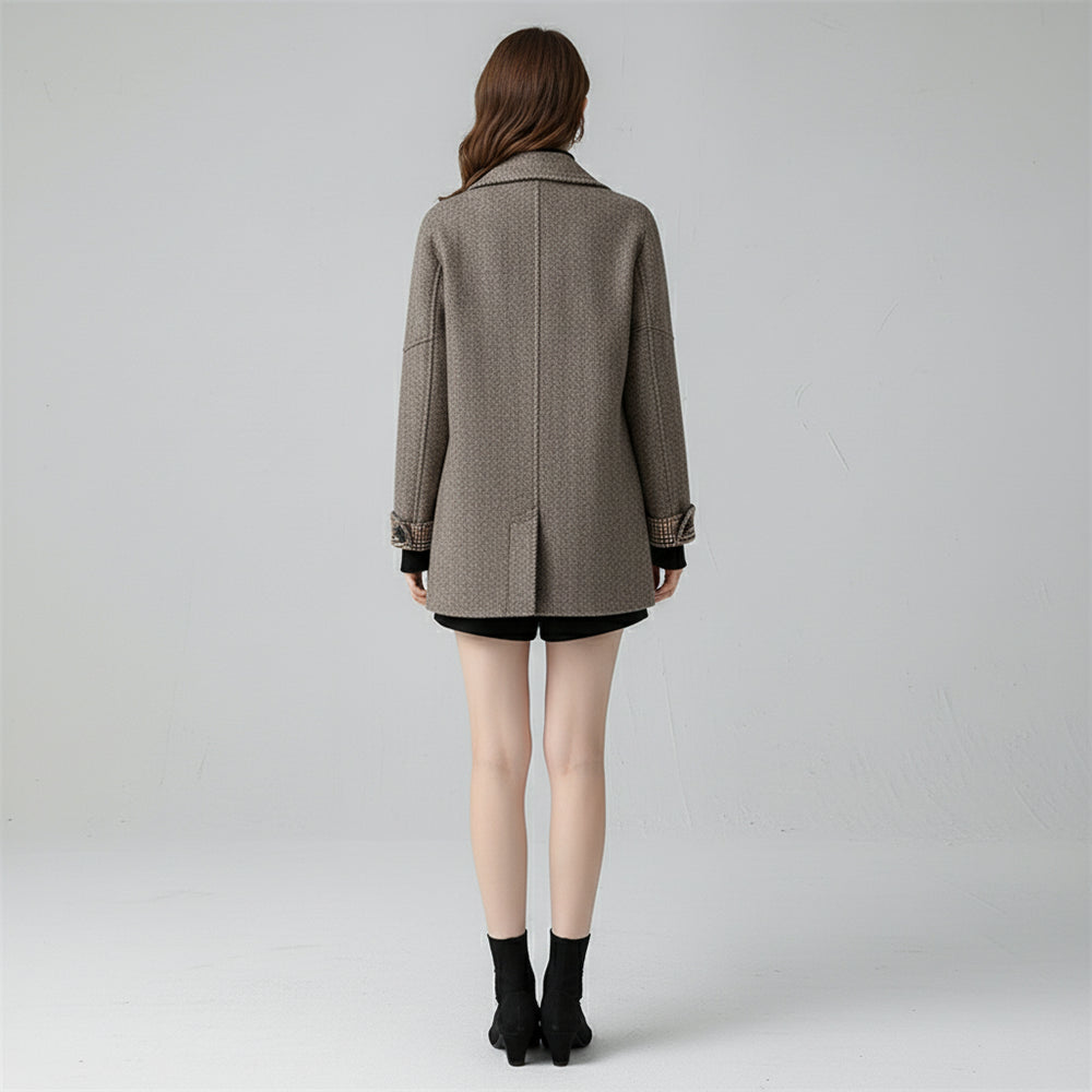 Lässiger Damen Wollmantel | Winter