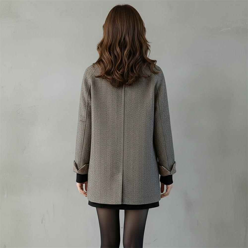 Lässiger Damen Wollmantel | Winter