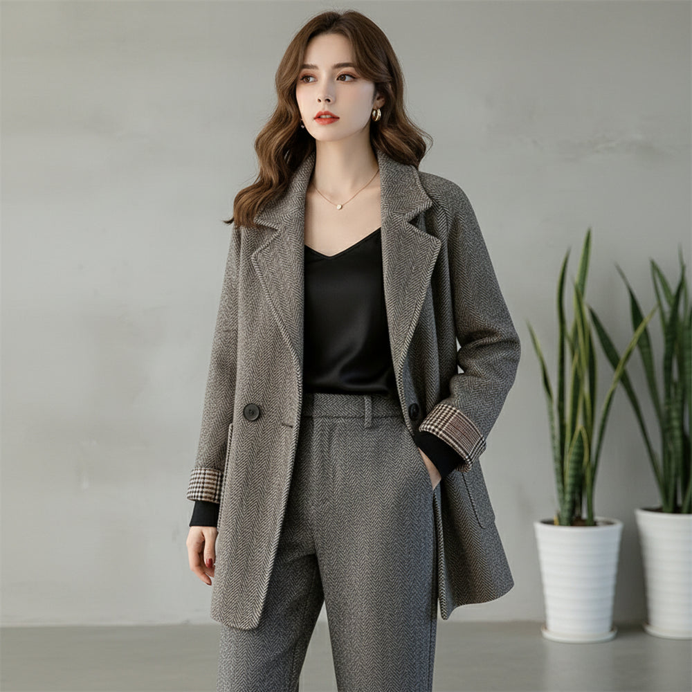 Lässiger Damen Wollmantel | Winter