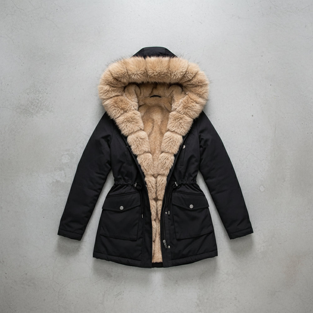 Warmer Damen Parka mit Kapuze | Winter