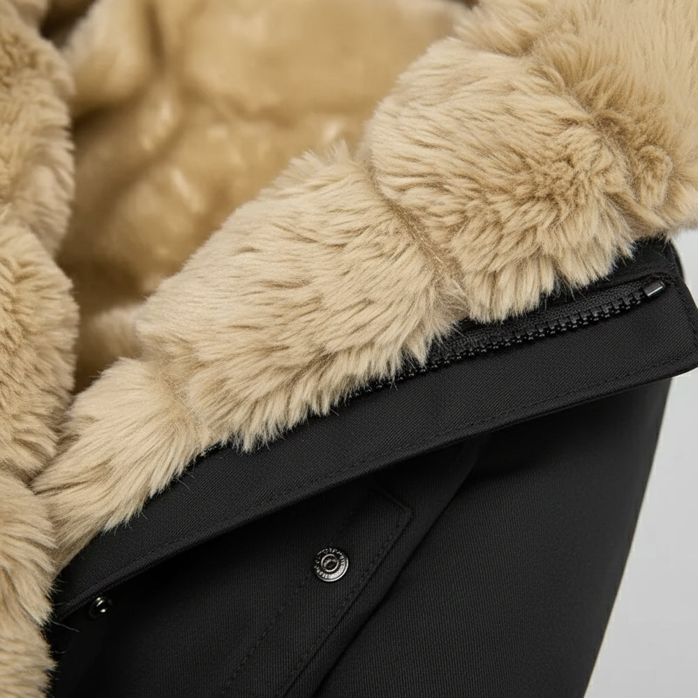 Warmer Damen Parka mit Kapuze | Winter