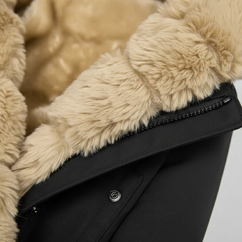 Warmer Damen Parka mit Kapuze | Winter