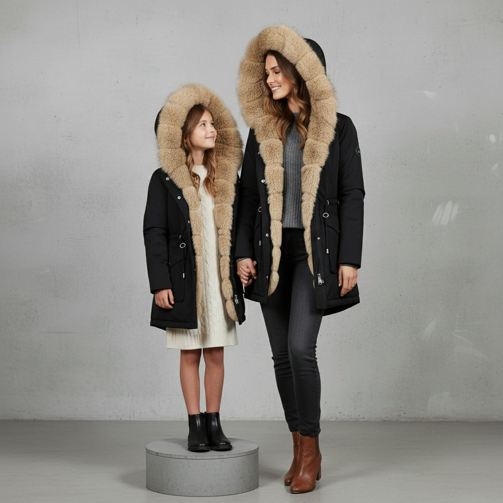 Warmer Damen Parka mit Kapuze | Winter