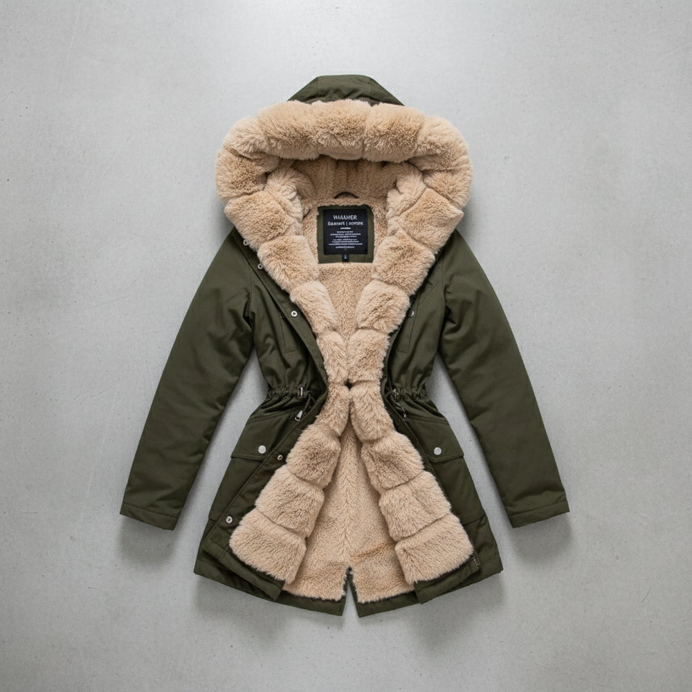 Warmer Damen Parka mit Kapuze | Winter