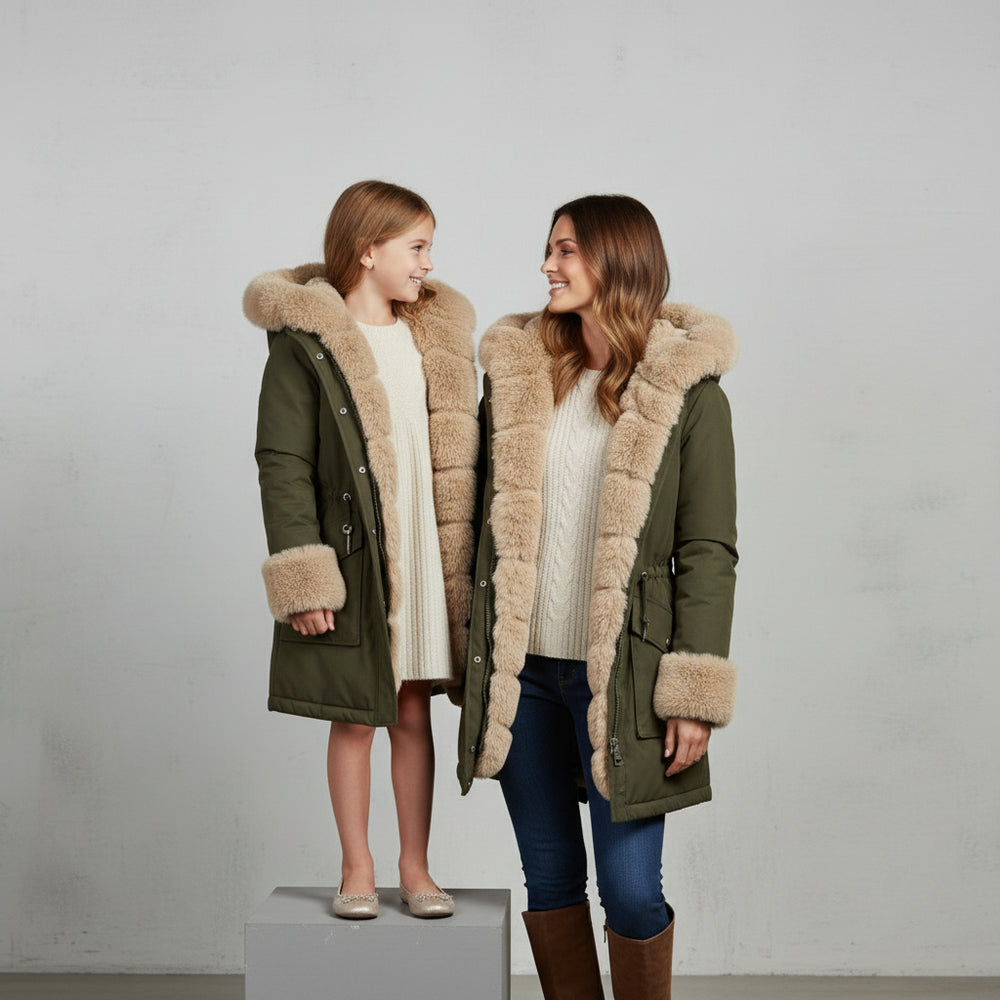 Warmer Damen Parka mit Kapuze | Winter