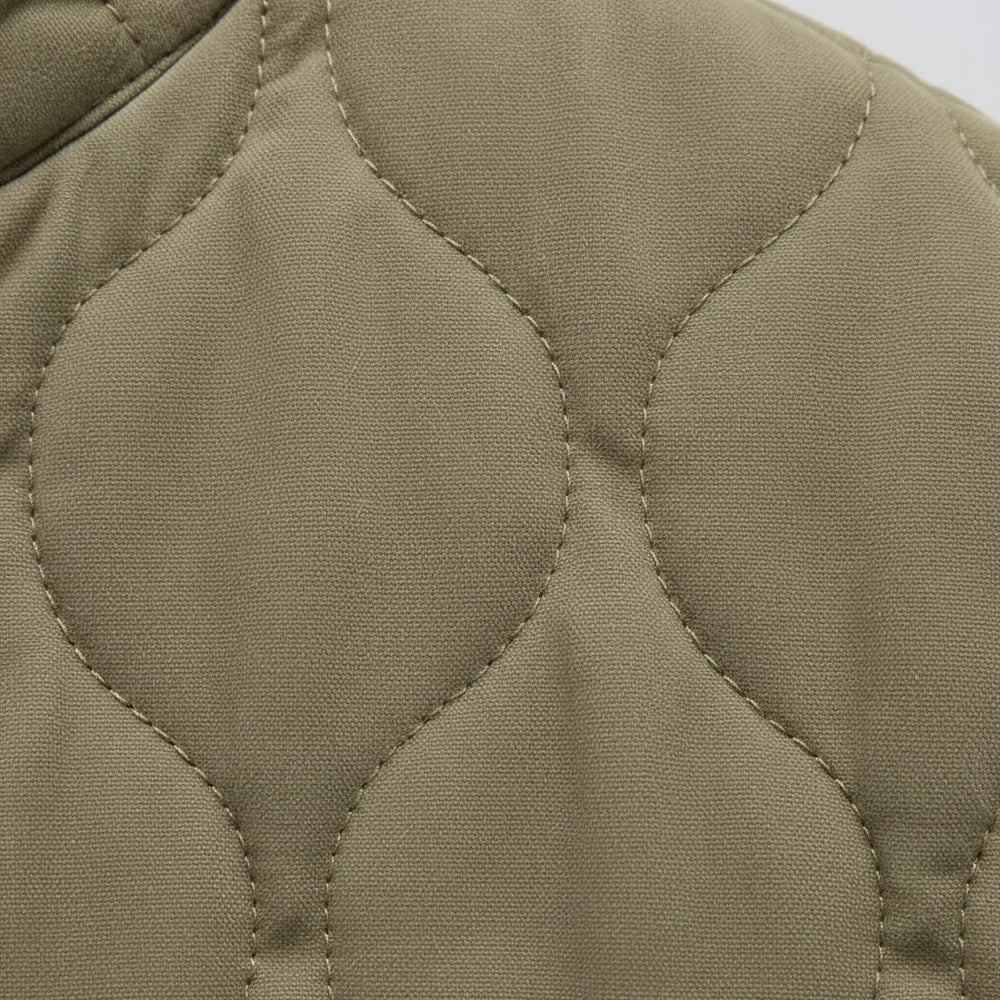 Lässige Damen Steppjacke aus Baumwolle | Herbst | Stehkragen