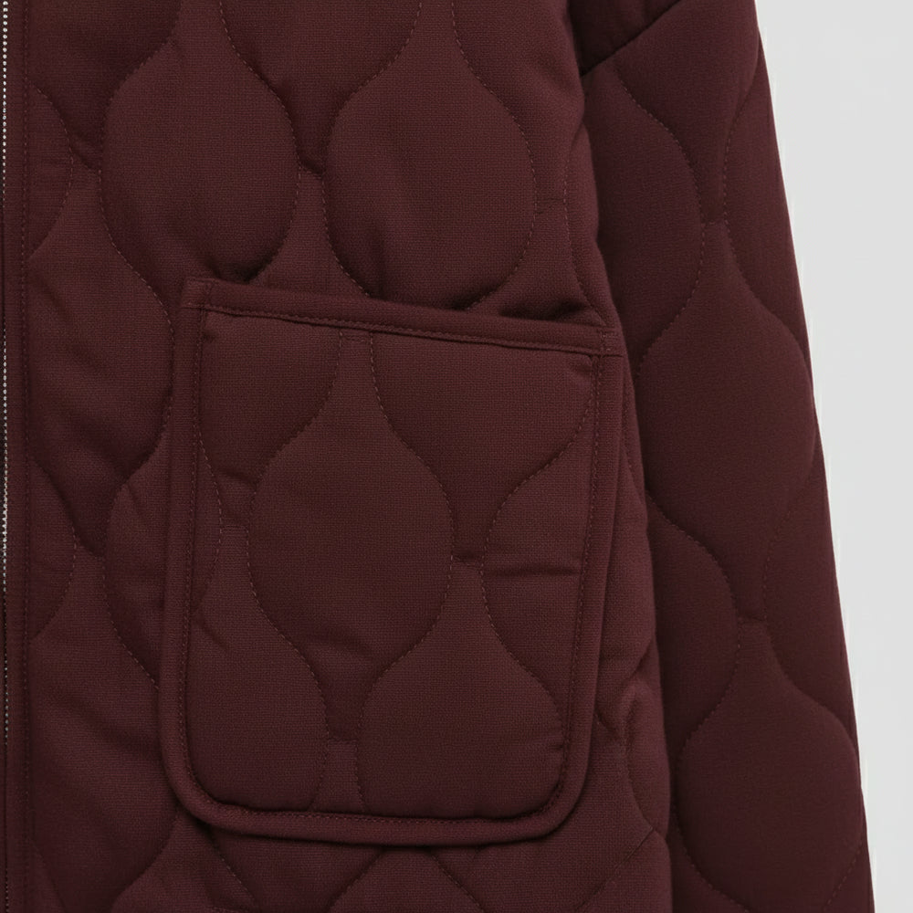 Lässige Damen Steppjacke aus Baumwolle | Herbst | Stehkragen