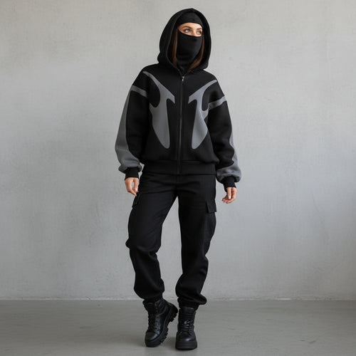 Lässiger Damen Hoodie mit Reißverschluss | Herbst