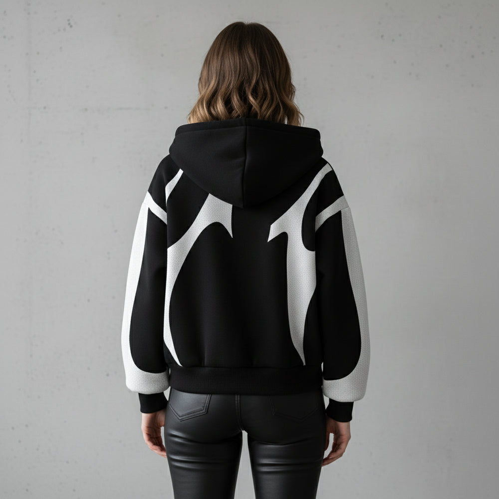 Lässiger Damen Hoodie mit Reißverschluss | Herbst