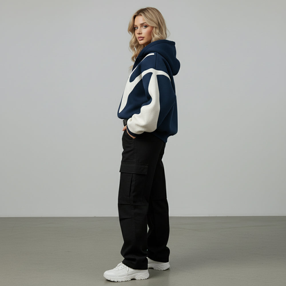 Lässiger Damen Hoodie mit Reißverschluss | Herbst