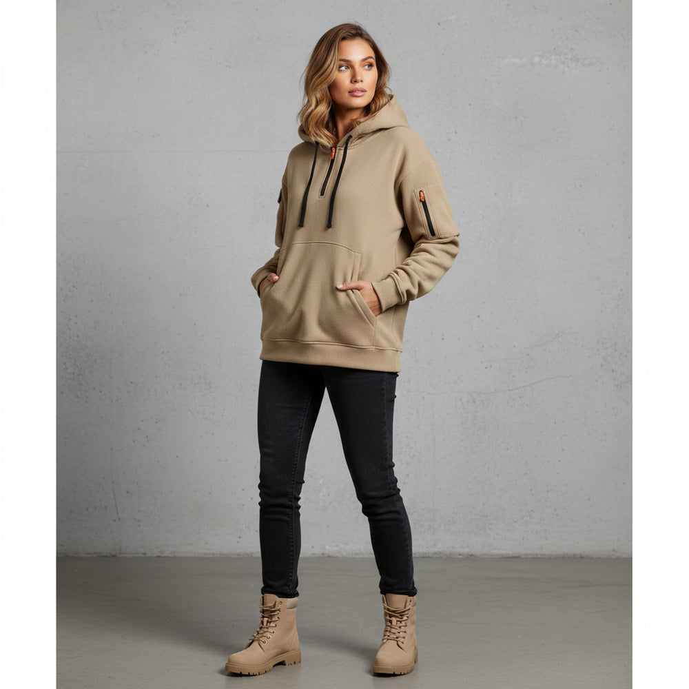 Lockerer Fleece Kapuzenpullover | Warm | Winter