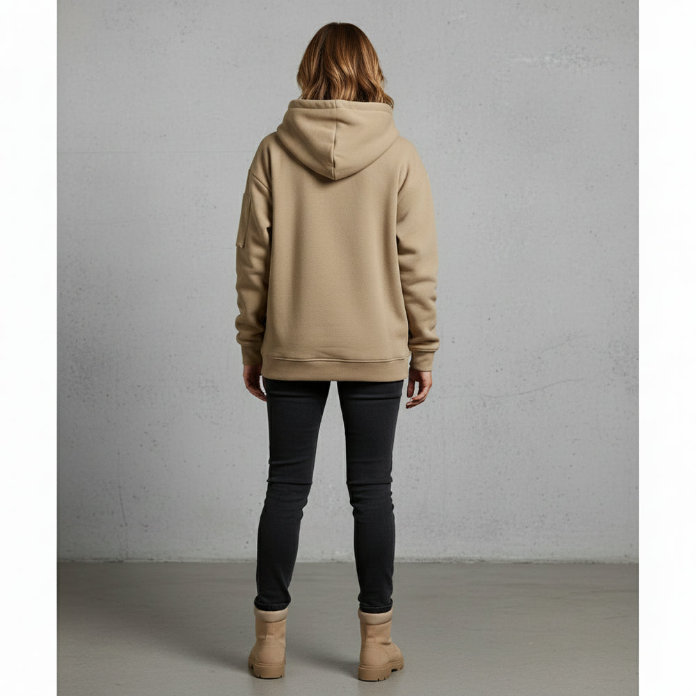 Lockerer Fleece Kapuzenpullover | Warm | Winter