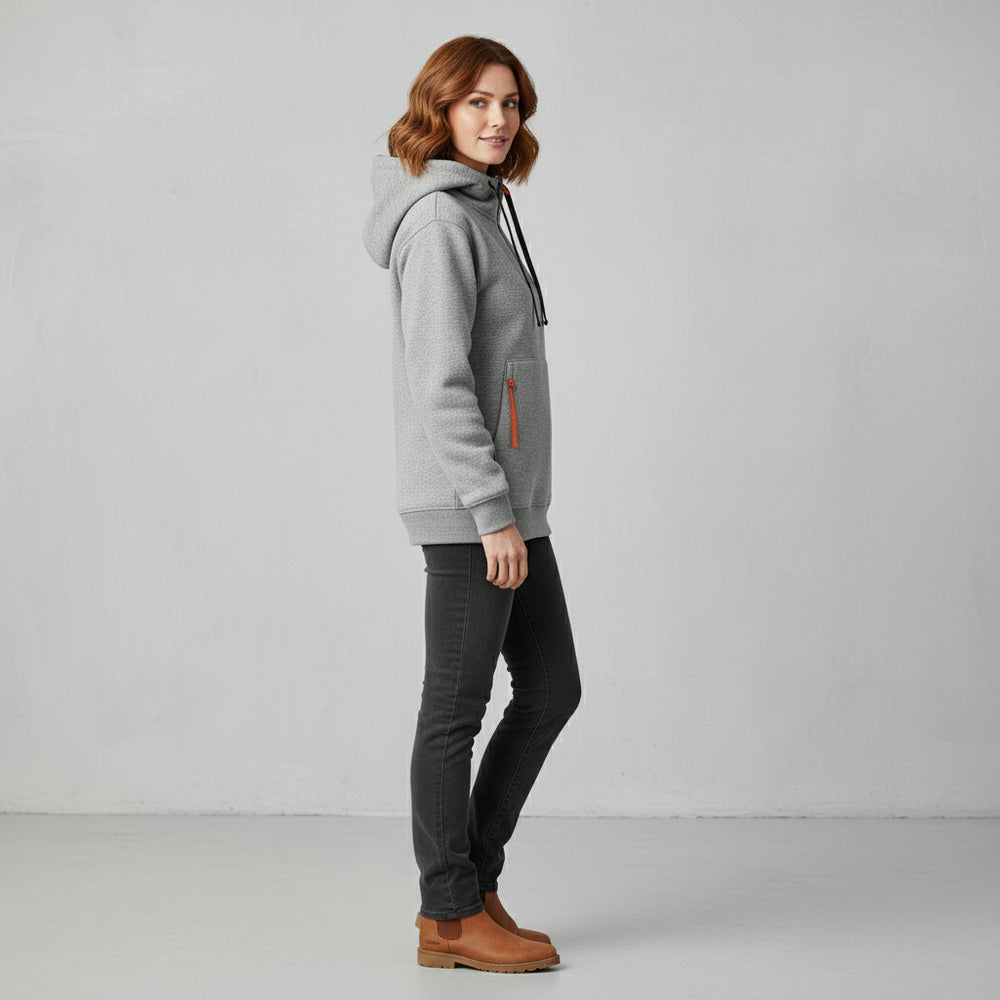 Lockerer Fleece Kapuzenpullover | Warm | Winter