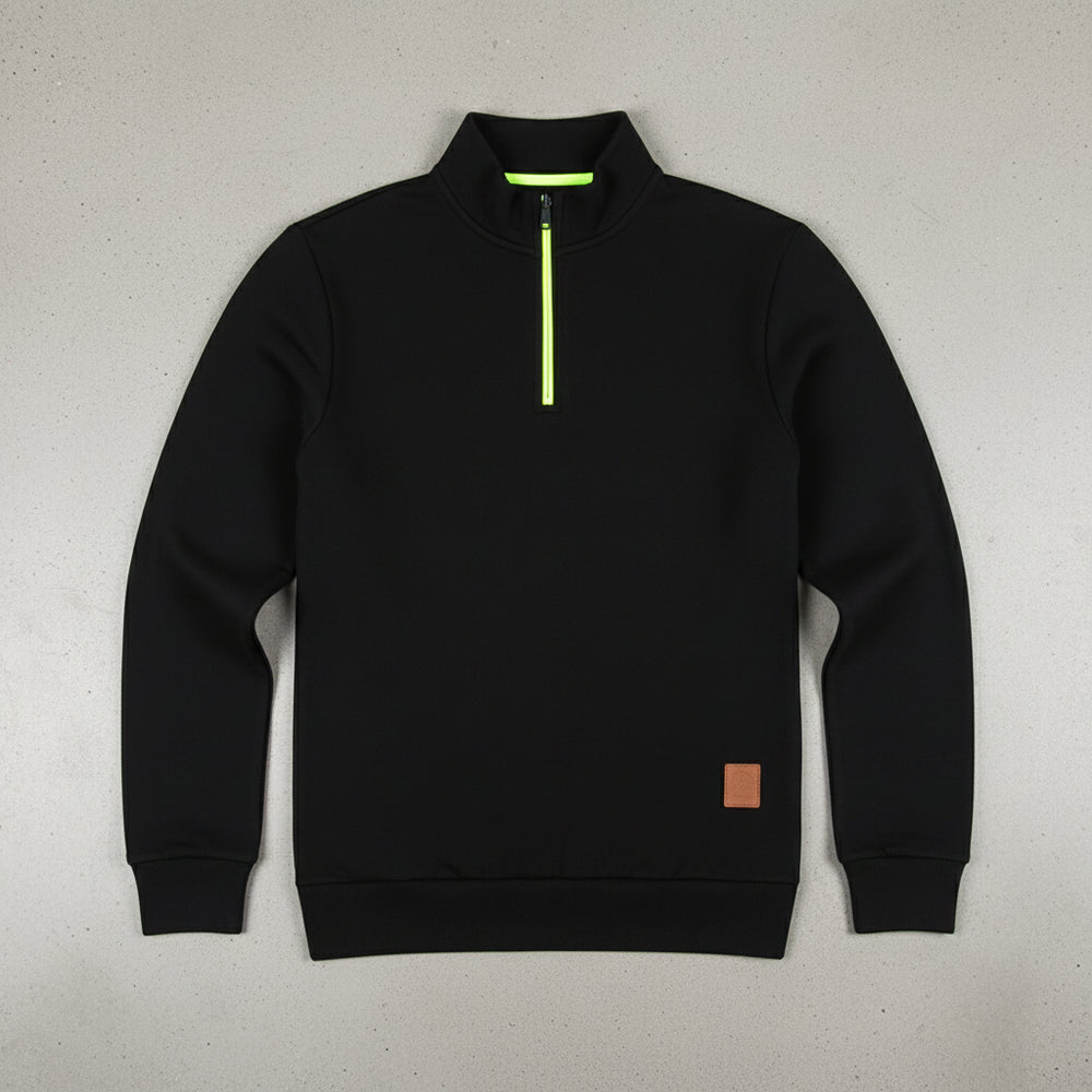 Warme Herren Sweatjacke mit Reißverschluss | Winter