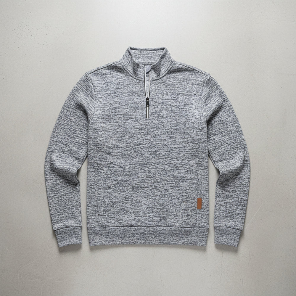 Warme Herren Sweatjacke mit Reißverschluss | Winter