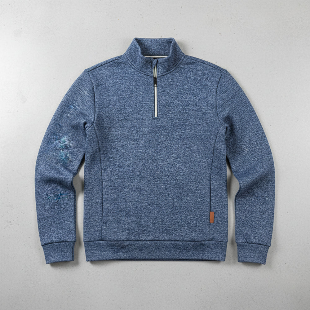 Warme Herren Sweatjacke mit Reißverschluss | Winter