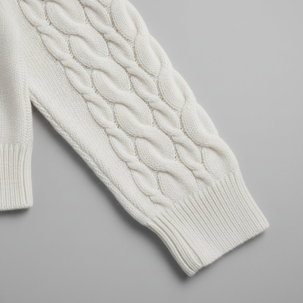 Damen Strickpullover | Stehkragen Reißverschluss | Herbst