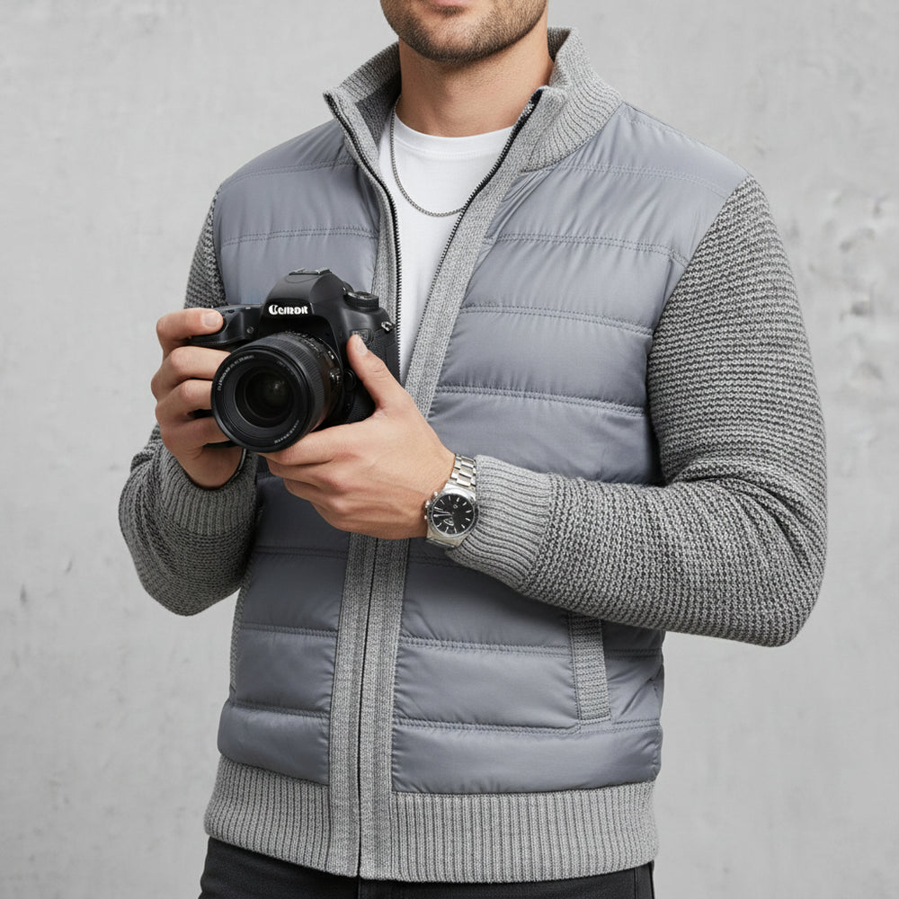 Lässiger Herren Cardigan | Warm | Herbst Winter