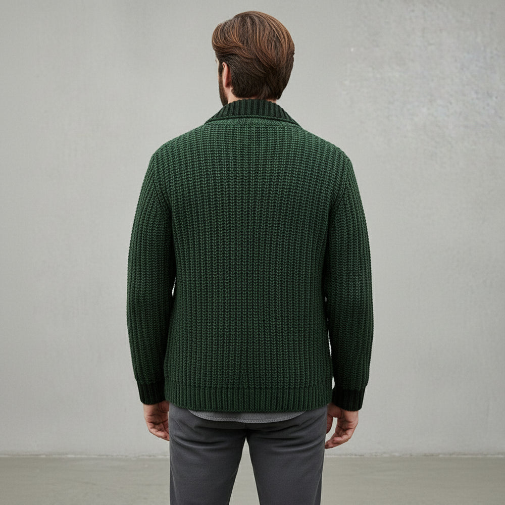 Herren Strick Cardigan Slim Fit | Herbst Winter