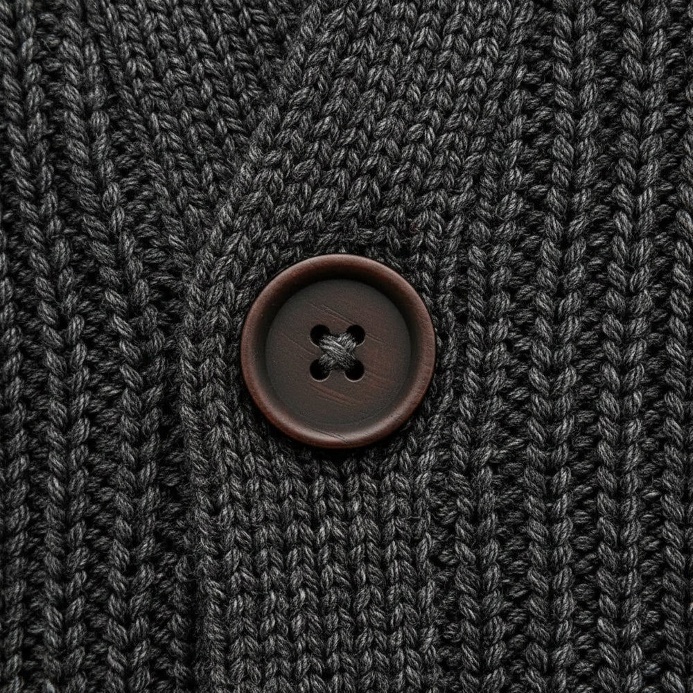 Herren Strick Cardigan Slim Fit | Herbst Winter