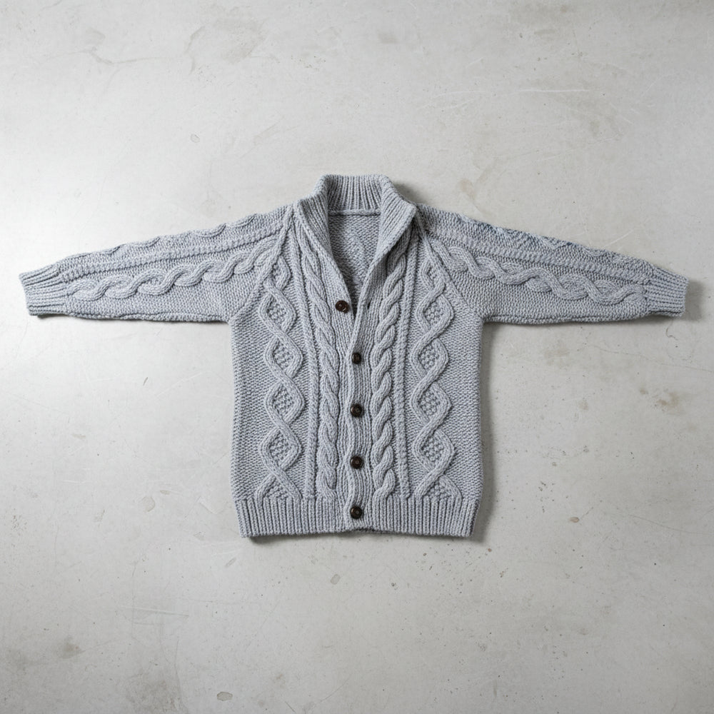 Warmer Herren Strickpullover | Zopfmuster | Winter