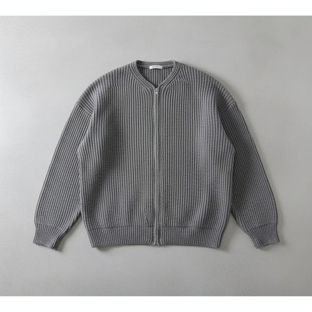 Lässiger Herren Rundhals Strickpullover | Winter