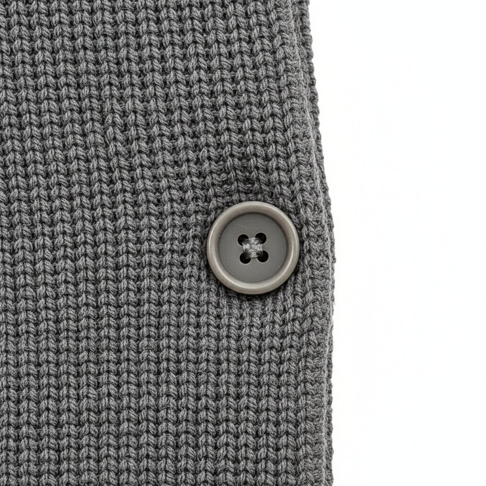 Lässiger Herren Cardigan mit Stehkragen | Winter