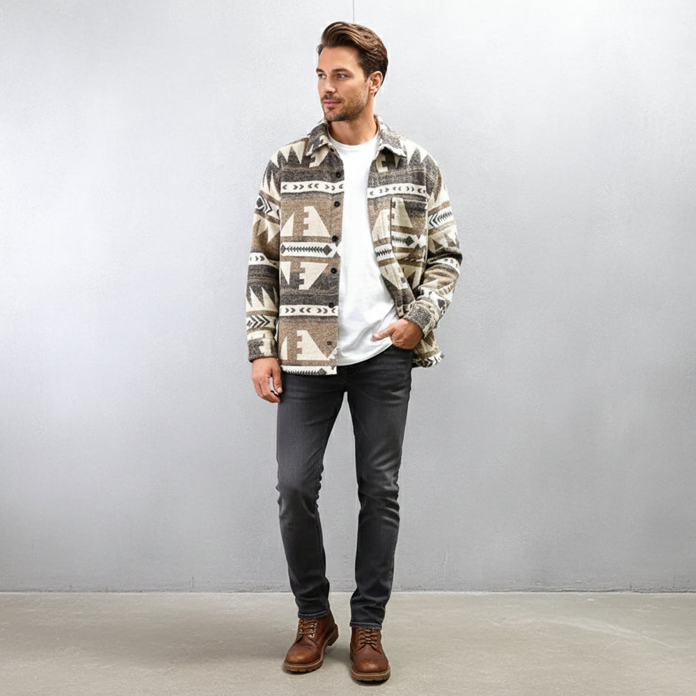 Lässige Herren Hemdjacke | Vintage | Herbst