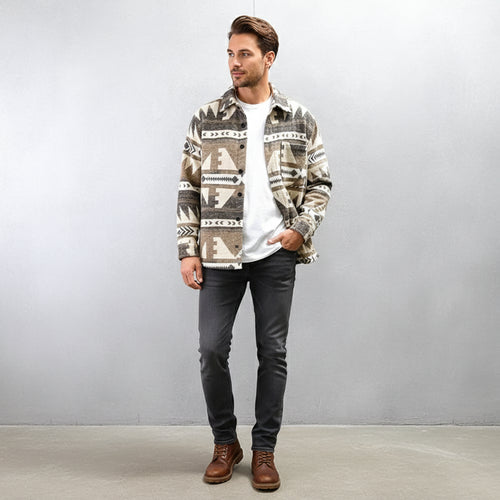Lässige Herren Hemdjacke | Vintage | Herbst