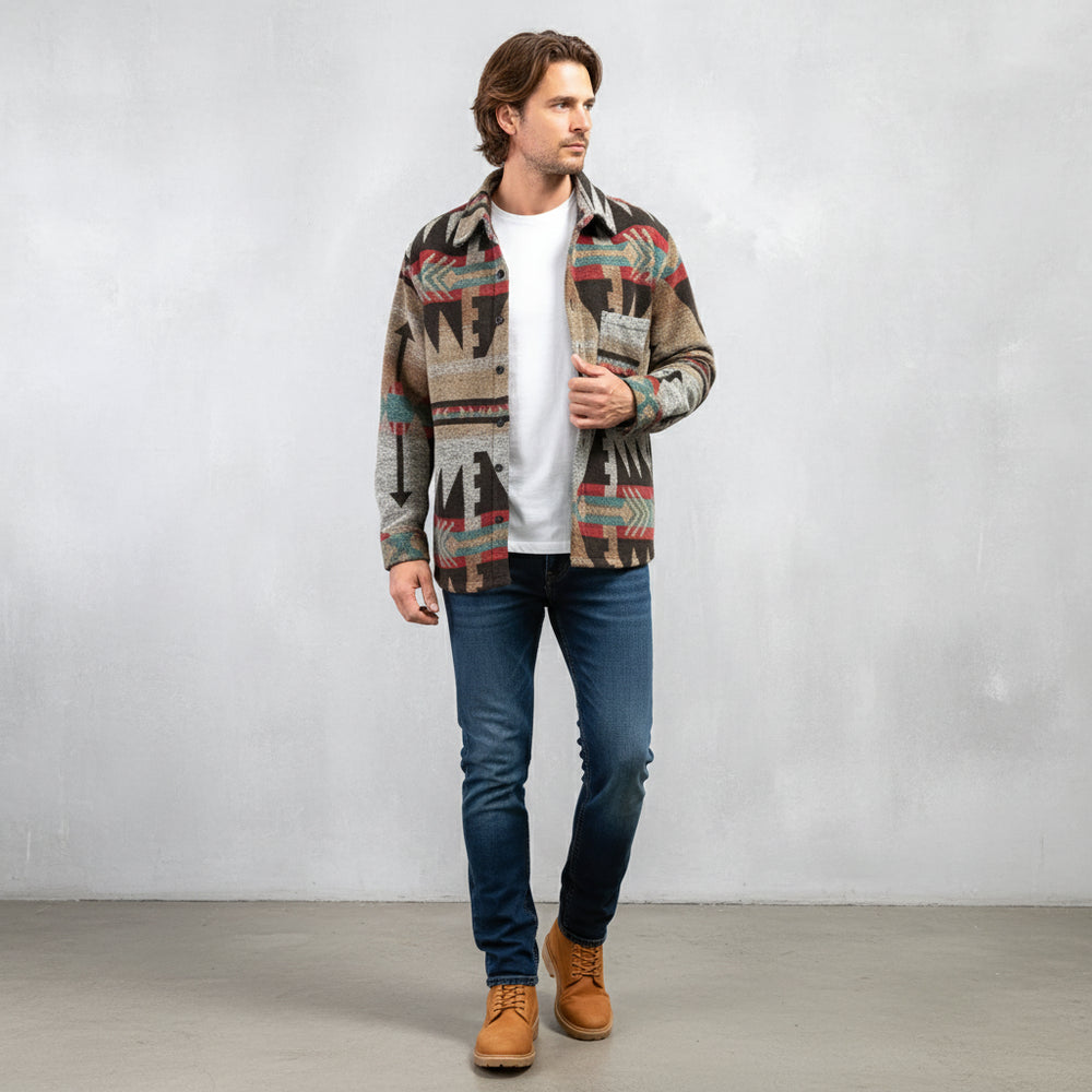 Lässige Herren Hemdjacke | Vintage | Herbst