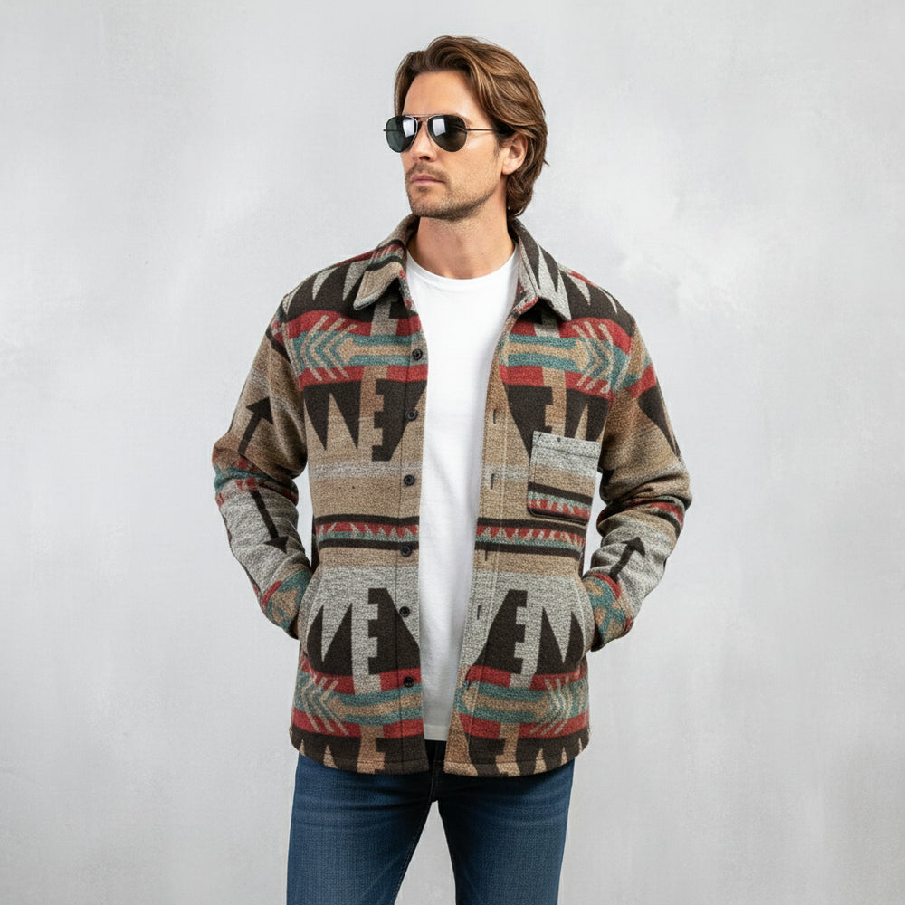 Lässige Herren Hemdjacke | Vintage | Herbst