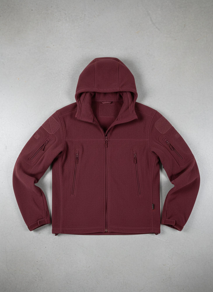 Warme Herren Fleecejacke mit Kapuze | Winter