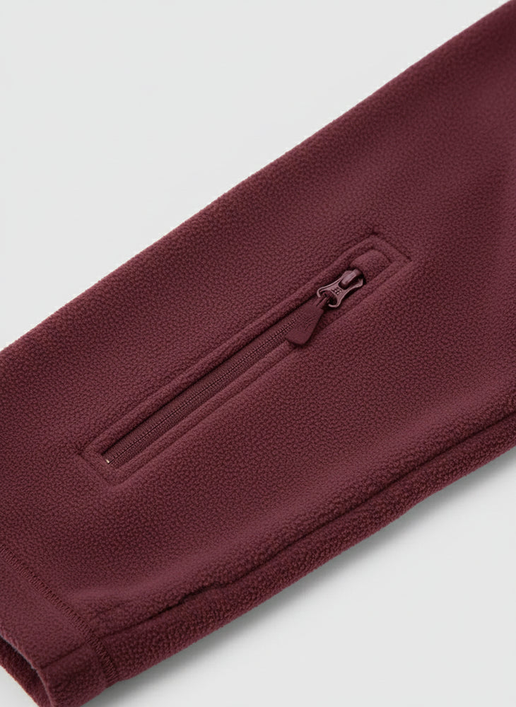 Warme Herren Fleecejacke mit Kapuze | Winter