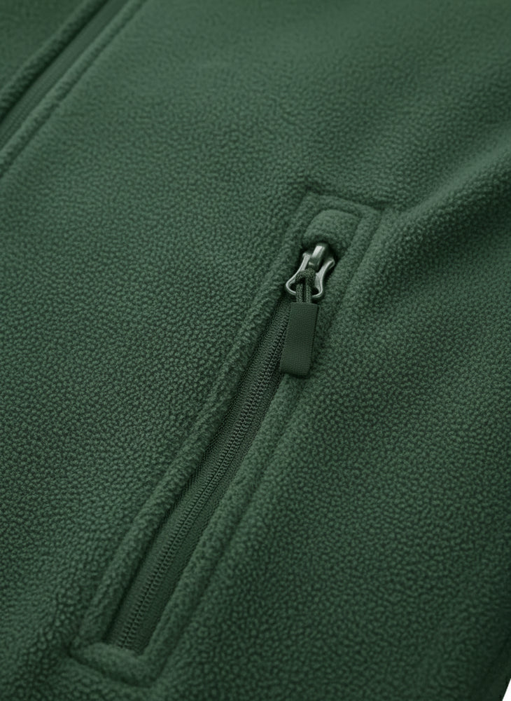 Warme Herren Fleecejacke mit Kapuze | Winter