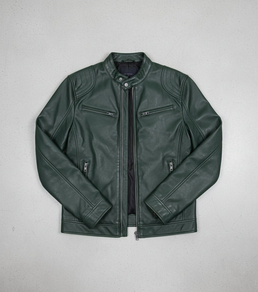 Herren Kunstlederjacke Slim Fit | Herbst