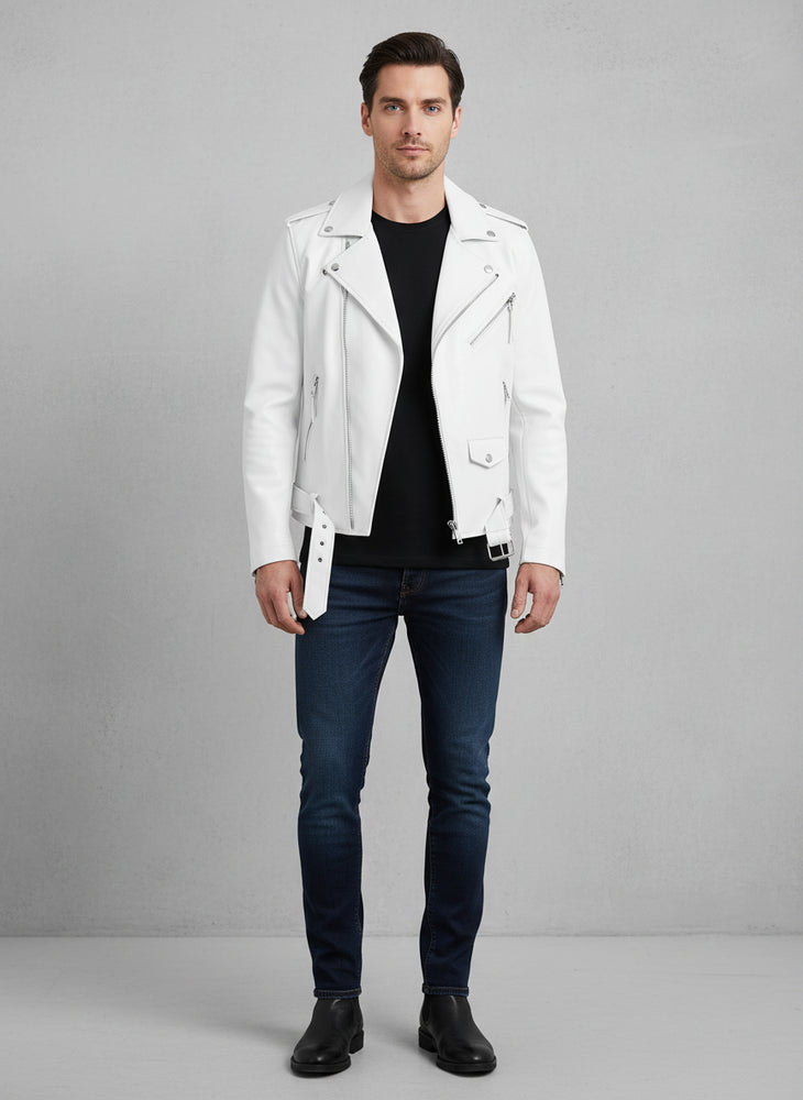 Herren Bikerjacke Slim Fit | Herbst