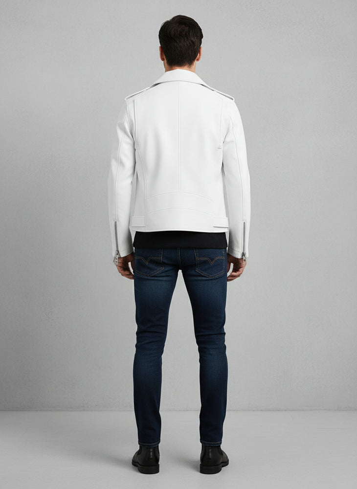 Herren Bikerjacke Slim Fit | Herbst