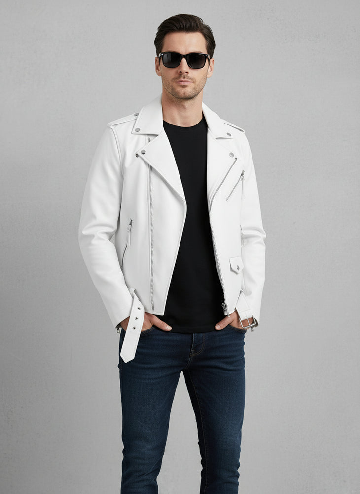 Herren Bikerjacke Slim Fit | Herbst