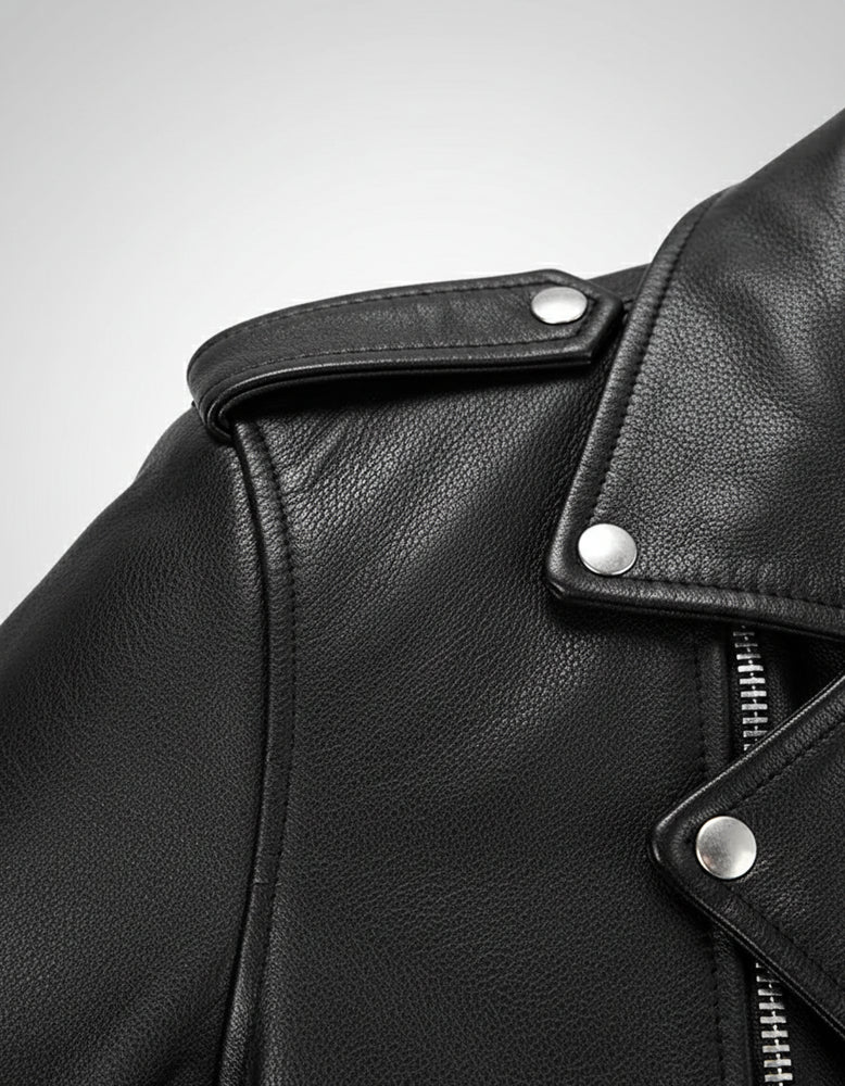 Herren Bikerjacke Slim Fit | Herbst