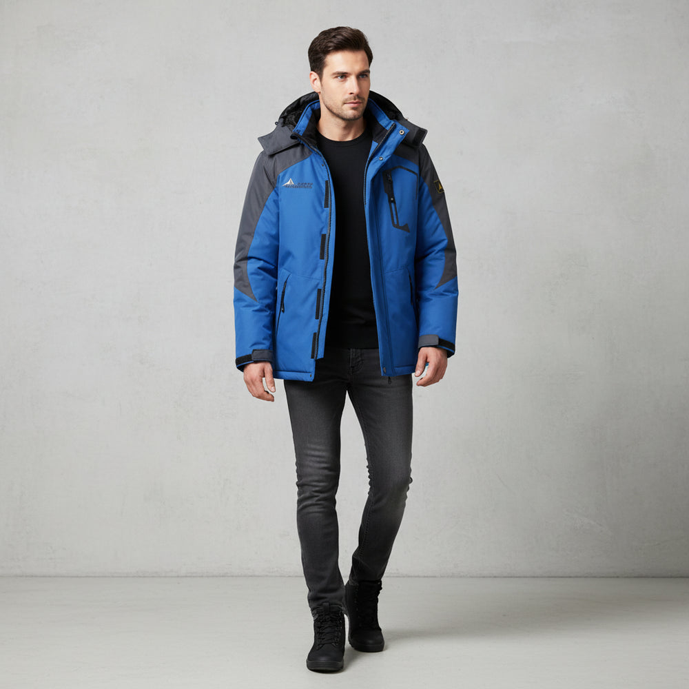 Warmer Herren Parka mit Kapuze | Winter