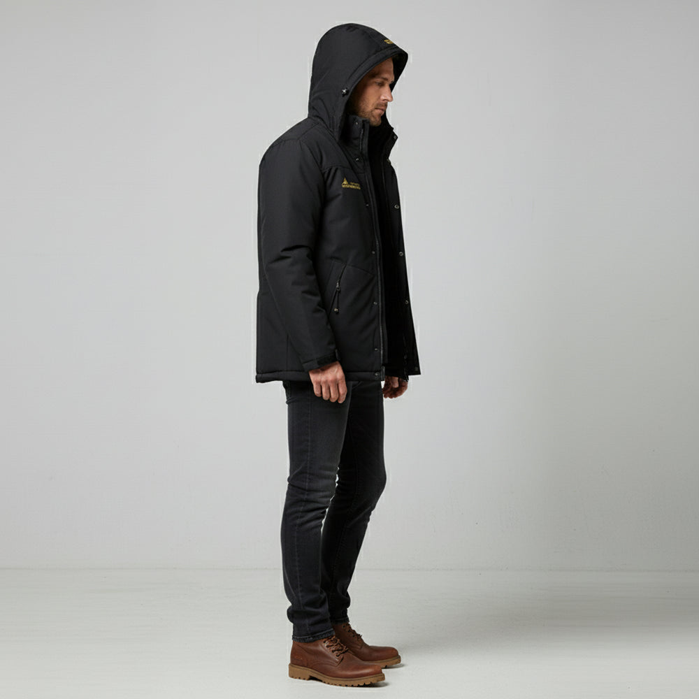 Warmer Herren Parka mit Kapuze | Winter