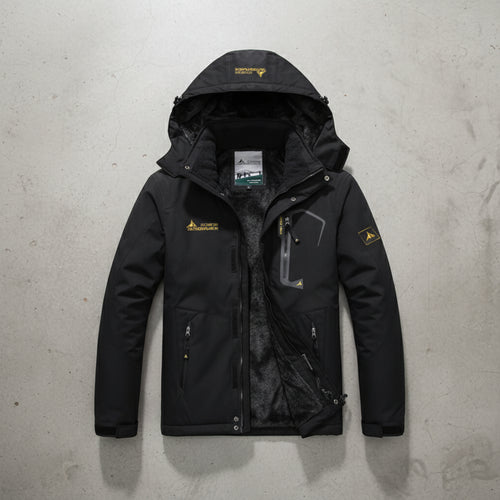 Warmer Herren Parka mit Kapuze | Winter