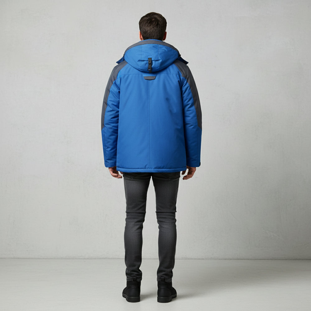 Warmer Herren Parka mit Kapuze | Winter