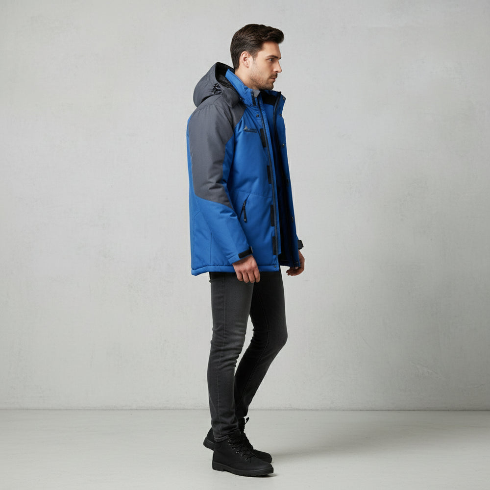 Warmer Herren Parka mit Kapuze | Winter